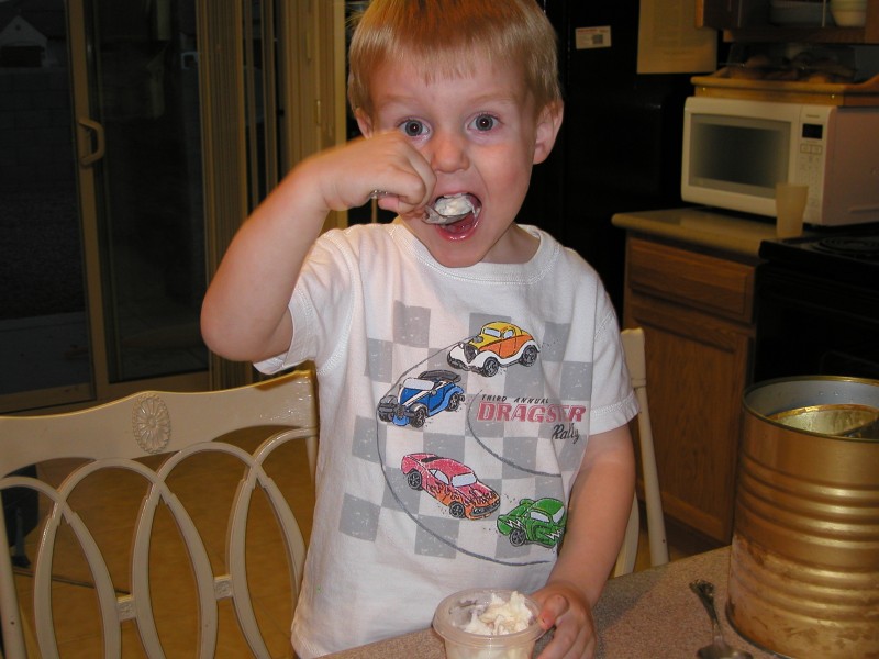 2006-02-18 Ice Cream Science Fair Project 032